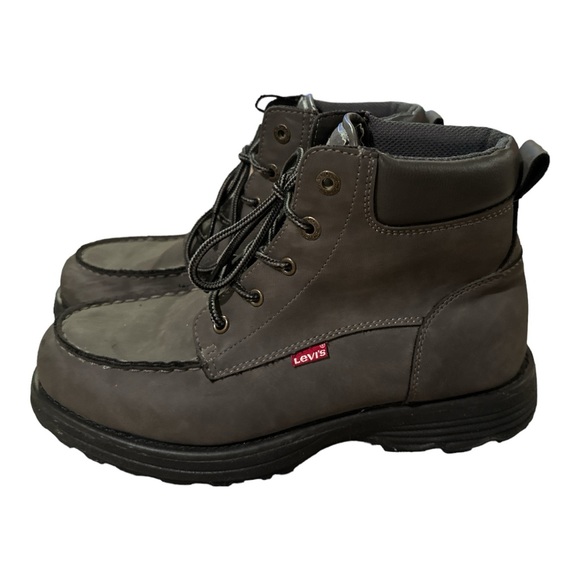 Levi's Casual Synthetic Leather Lace-up Gray Chukka Boot Trail Men’s Size 9.5 - Picture 1 of 8